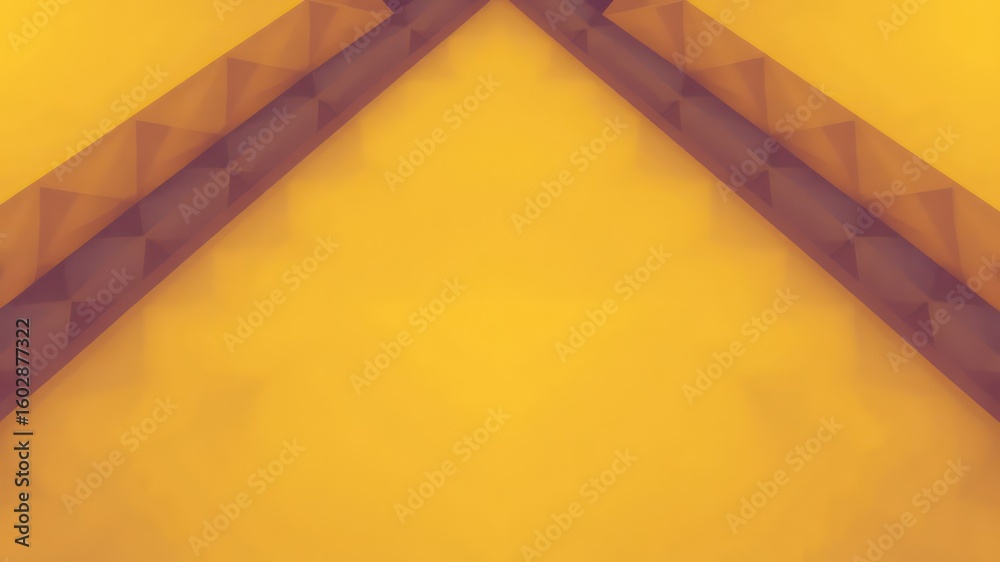 Fototapete minimalist modern backdrop with angled design and gold color palette for contemporary presentation o