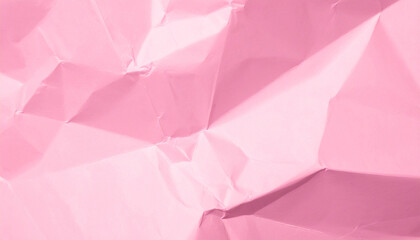 Pink crumbled paper texture background.