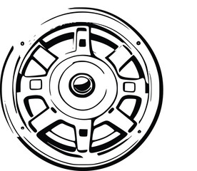 Obraz premium wheel of the car