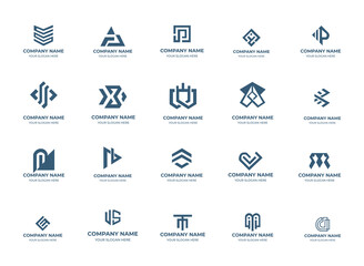 Company logo bundle pack.