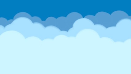 blue sky with clouds