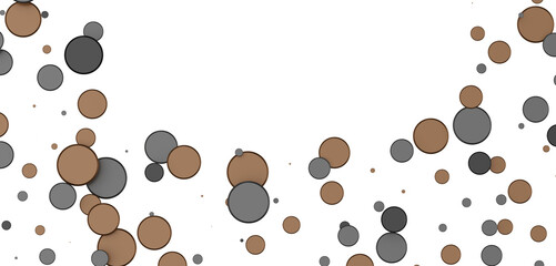 gold  Rainfall: Astonishing 3D Illustration of gold  Confetti Shower