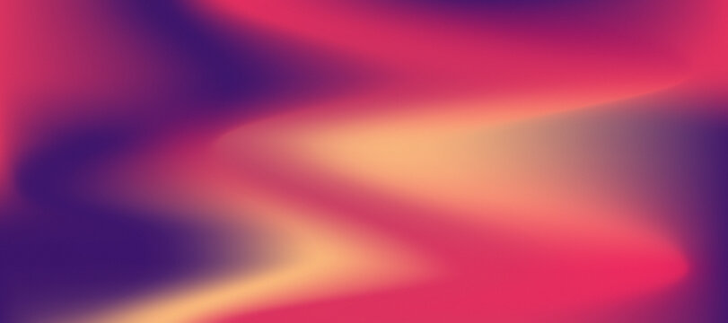 Vibrant neon blue, red and yellow smooth holographic gradient background for modern digital art, futuristic design, UI, wallpaper or web headers.