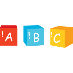 Alphabet Block Illustration