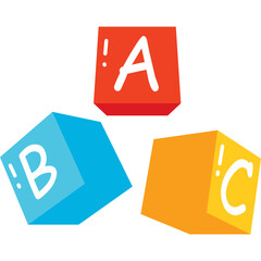 Alphabet Block Illustration