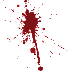 Blood splatter vector art illustration