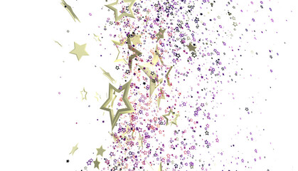 Download this dazzling image of golden stars bursting on white. Perfect for celebrations, backgrounds, and more!