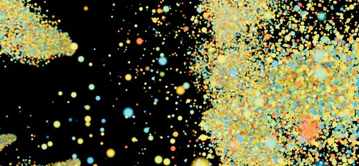 Abstract background with vibrant particles exploding. Perfect for modern designs.
