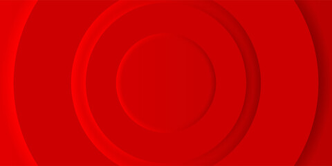 bold red abstract background with concentric circular layers, creating a modern and dynamic design. Ideal for branding, digital media, posters, banners,