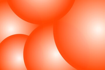Orange gradient abstract background with bubble pattern