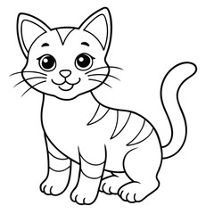 cat outline illustration