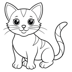 cat outline illustration