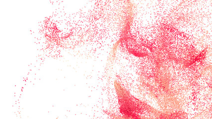 Beautiful abstract background with red and pink particles. Perfect for design projects.