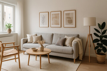 Scandinavian style living room