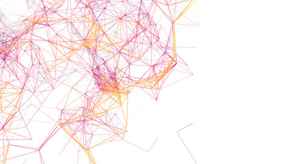 Modern abstract background with interconnected lines. Perfect for technology, network, and connection concepts.