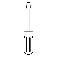 screwdriver icon vector design template simple and clean
