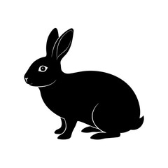 vector illustration of a rabbit