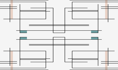 vector drawing of a blueprint