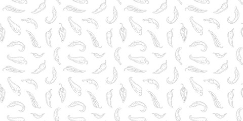 hot chili pattern background. vintage chili background. pepper pattern background. chili doodle pattern background. 