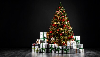 Christmas tree with gifts
