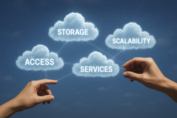 Storage and scalability empower cloud service access with data transfer and innovative digital solutions