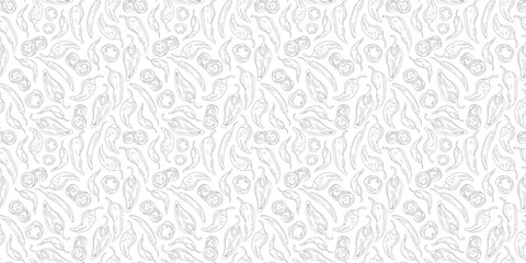 hot chili pattern background. vintage chili background. pepper pattern background. chili doodle pattern background.