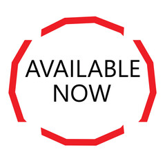  now available text information sign vector icon