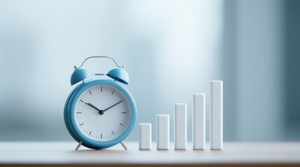 The bars are arranged in a line, with the tallest bar at the far right