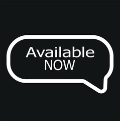  now available text information sign vector icon