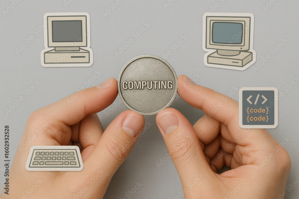 Poster computing code technology development and communication inspire programming and software innovation
