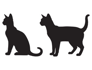 ABYSSINIAS CAT SILHOUETTE