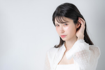 女性　ビューティー　ヘアケア