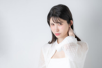 女性　ビューティー　ヘアケア