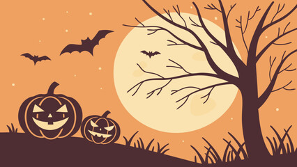 Halloween Sale Banner Vector – Spooky Special Offer Illustration for Holiday Promotion and Marketing