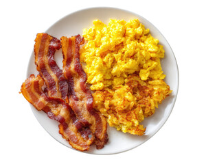 Traditional American Breakfast Flat Lay