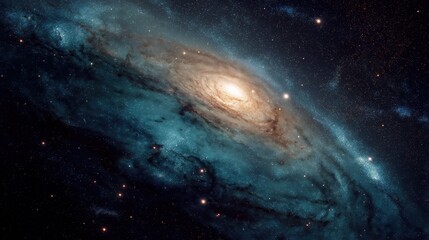Fototapeta premium Spiral Galaxy in Deep Space