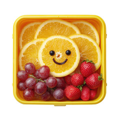 Creative Fruit Design in Lunchbox