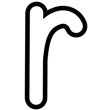 lowercase letter r