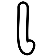 lowercase letter l