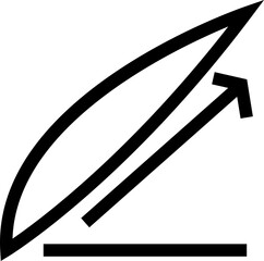 Aerodynamics line single icons, flight and air motion symbol collection, aviation and airflow isolated graphic group in minimal outline style, airplane, jet, thrust, lift, drag, streamline vector