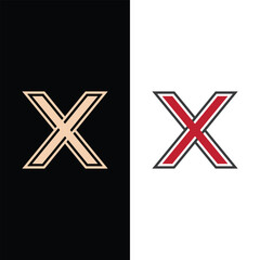 Abstract Creative Letter X Logo Design.