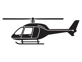 HELICOPTER SILHOUETTE.