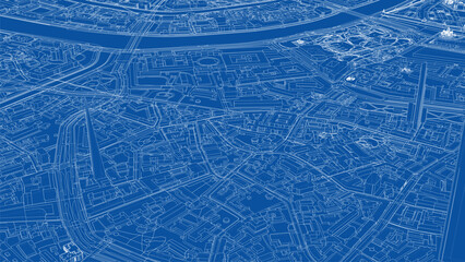 Detailed Urban Blueprint