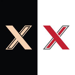 Obraz premium Initial letter x logo design with modern concept.