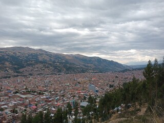 Obraz premium Mirador de Rataquenua in Huaraz, Peru