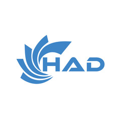 HAD letter design. HAD letter technology logo design on white background. HAD Monogram logo design for entrepreneur and business