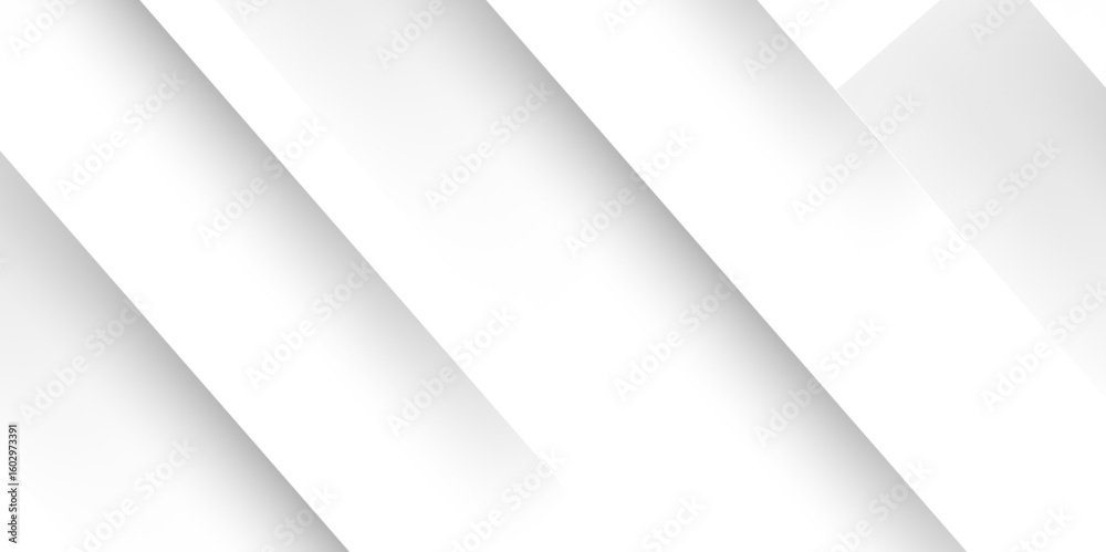 Wall mural abstract minimalist background design with diagonal stripes with soft pink shadows on a white backdr