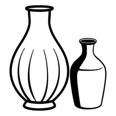 vase isolated on white