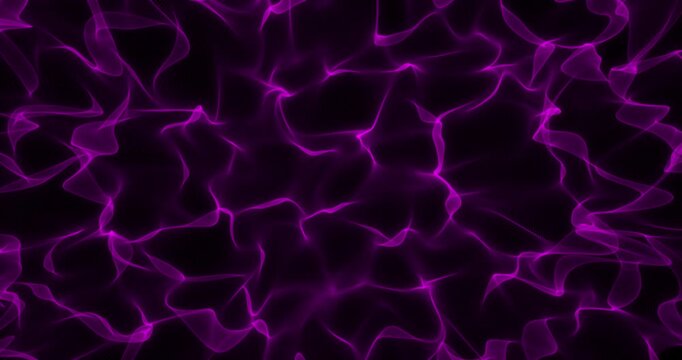Purple fractal field waving