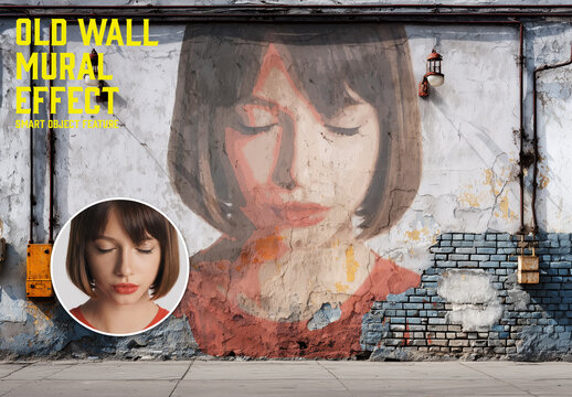 Old Wall Mural Effect